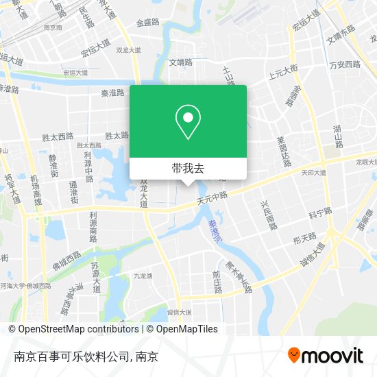 南京百事可乐饮料公司地图