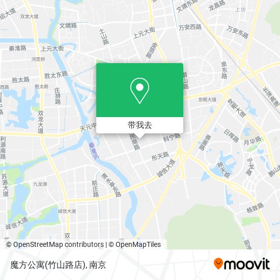 魔方公寓(竹山路店)地图