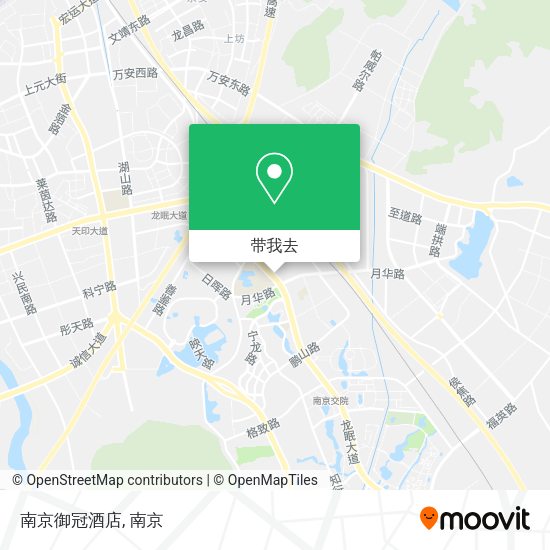 南京御冠酒店地图
