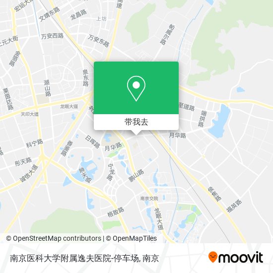 南京医科大学附属逸夫医院-停车场地图
