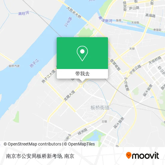 南京市公安局板桥新考场地图