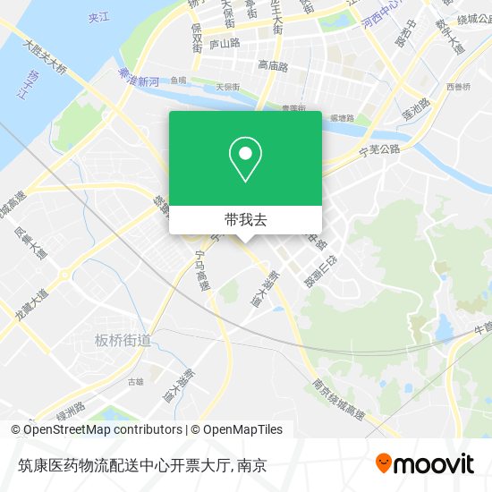 筑康医药物流配送中心开票大厅地图