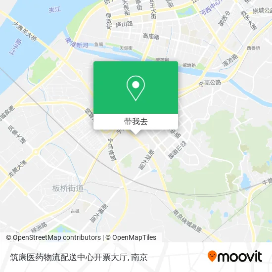 筑康医药物流配送中心开票大厅地图