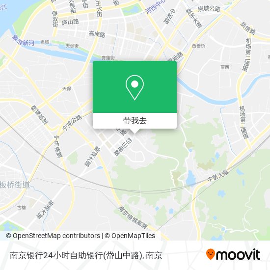 南京银行24小时自助银行(岱山中路)地图