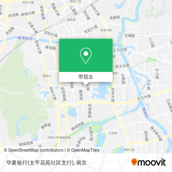 华夏银行(太平花苑社区支行)地图