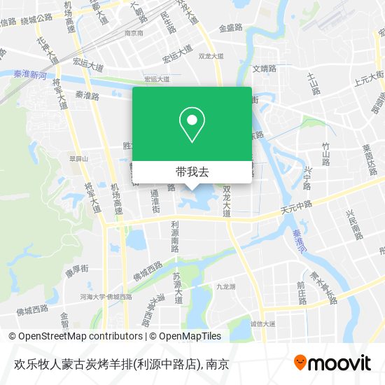 欢乐牧人蒙古炭烤羊排(利源中路店)地图