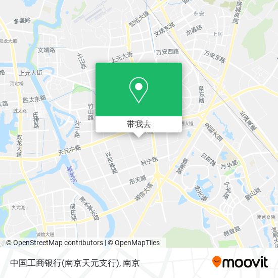 中国工商银行(南京天元支行)地图