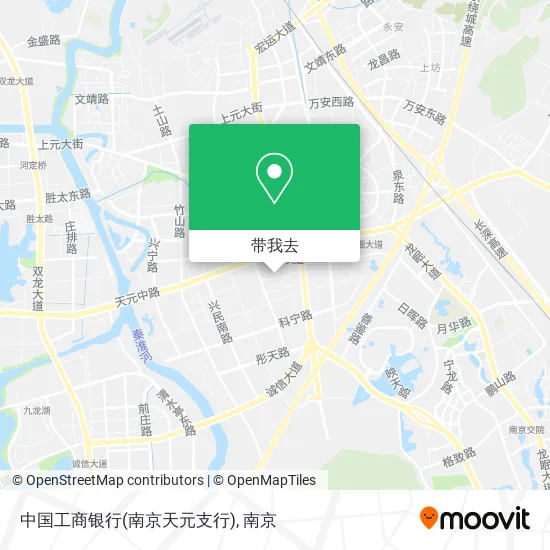 中国工商银行(南京天元支行)地图