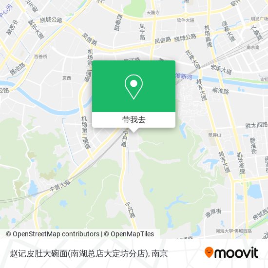 赵记皮肚大碗面(南湖总店大定坊分店)地图