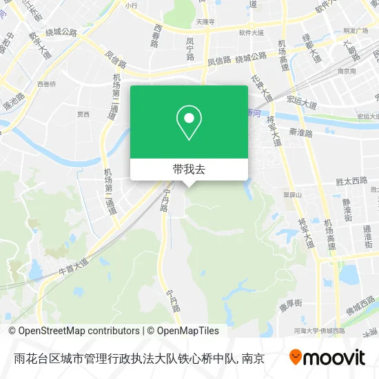 雨花台区城市管理行政执法大队铁心桥中队地图