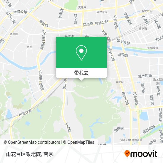 雨花台区敬老院地图