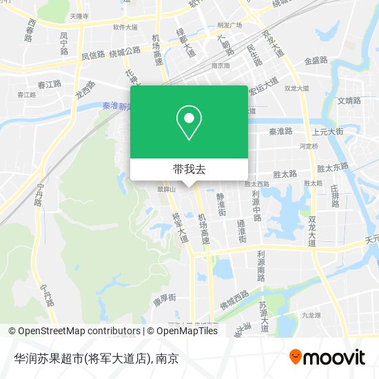 华润苏果超市(将军大道店)地图