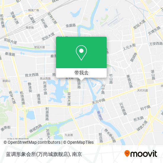 蓝调形象会所(万尚城旗舰店)地图
