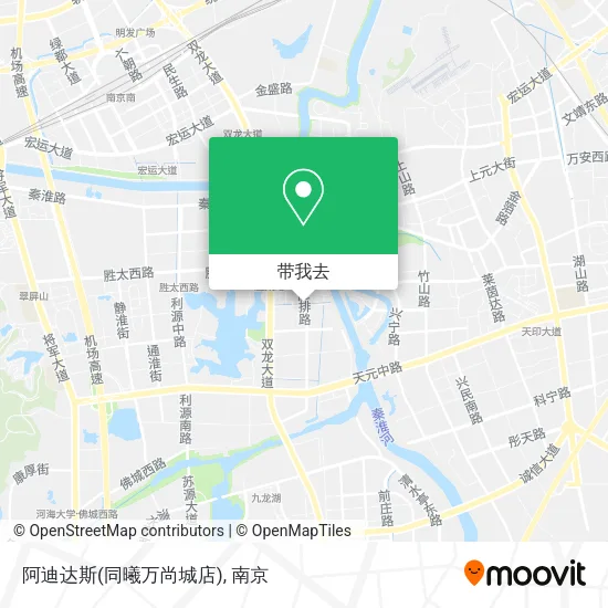 阿迪达斯(同曦万尚城店)地图
