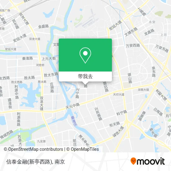 信泰金融(新亭西路)地图