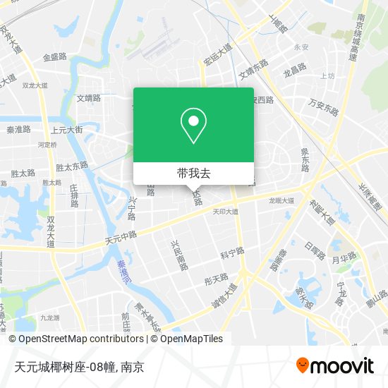 天元城椰树座-08幢地图