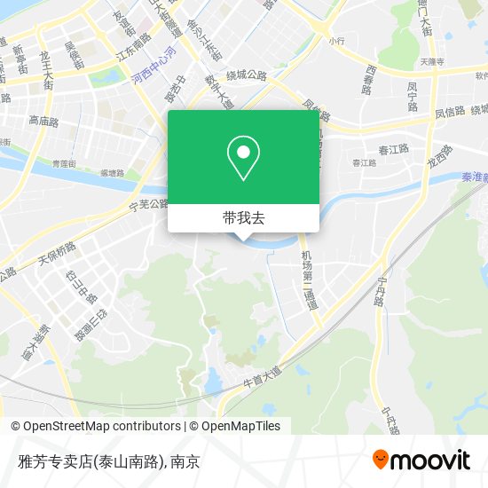 雅芳专卖店(泰山南路)地图