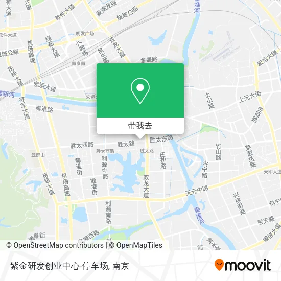紫金研发创业中心-停车场地图