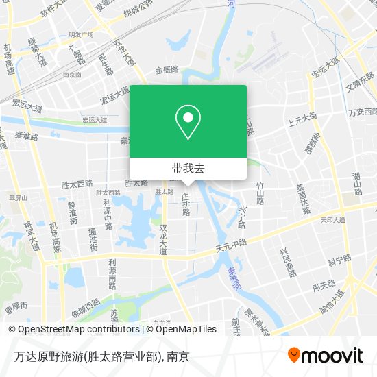 万达原野旅游(胜太路营业部)地图