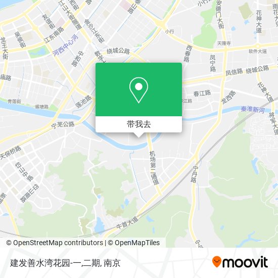 建发善水湾花园-一,二期地图