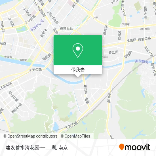 建发善水湾花园-一,二期地图