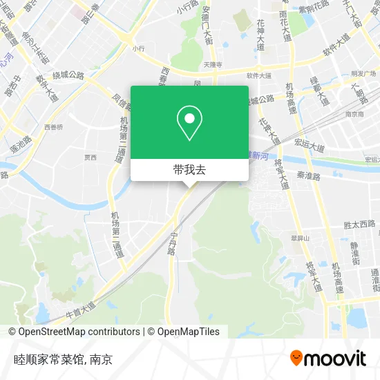 睦顺家常菜馆地图