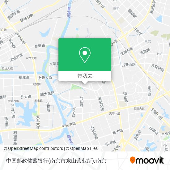 中国邮政储蓄银行(南京市东山营业所)地图