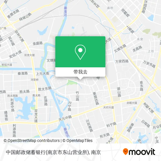 中国邮政储蓄银行(南京市东山营业所)地图