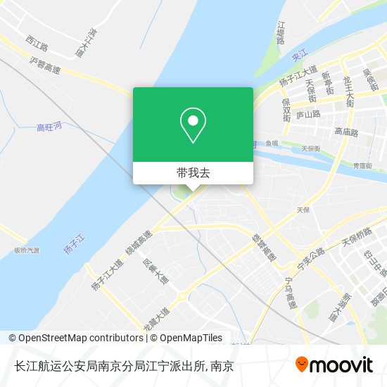 长江航运公安局南京分局江宁派出所地图