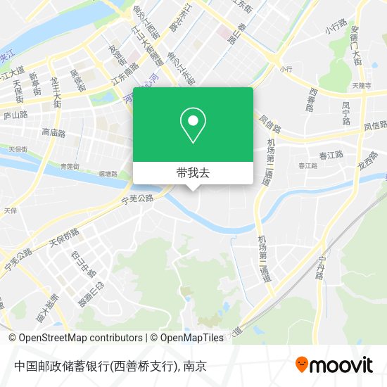 中国邮政储蓄银行(西善桥支行)地图