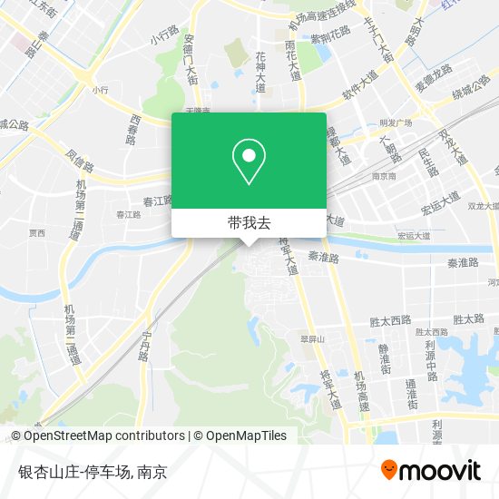 银杏山庄-停车场地图