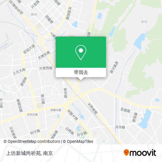 上坊新城尚祈苑地图