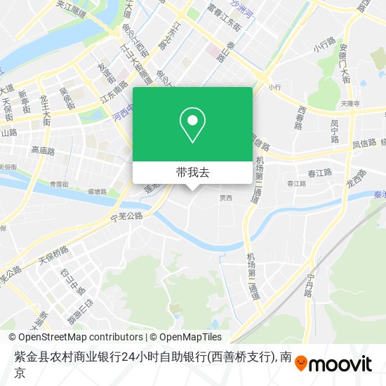 紫金县农村商业银行24小时自助银行(西善桥支行)地图