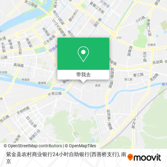 紫金县农村商业银行24小时自助银行(西善桥支行)地图