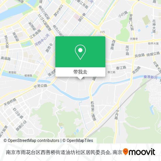 南京市雨花台区西善桥街道油坊社区居民委员会地图