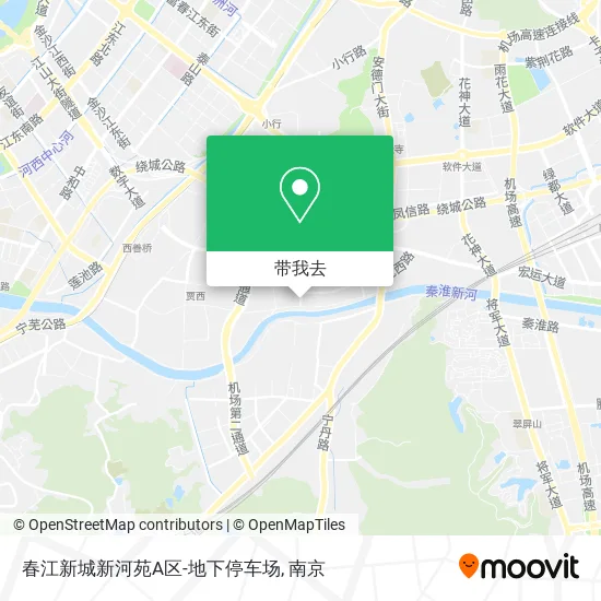 春江新城新河苑A区-地下停车场地图
