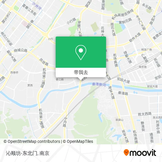 沁顺坊-东北门地图