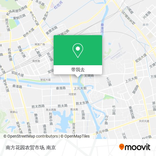 南方花园农贸市场地图