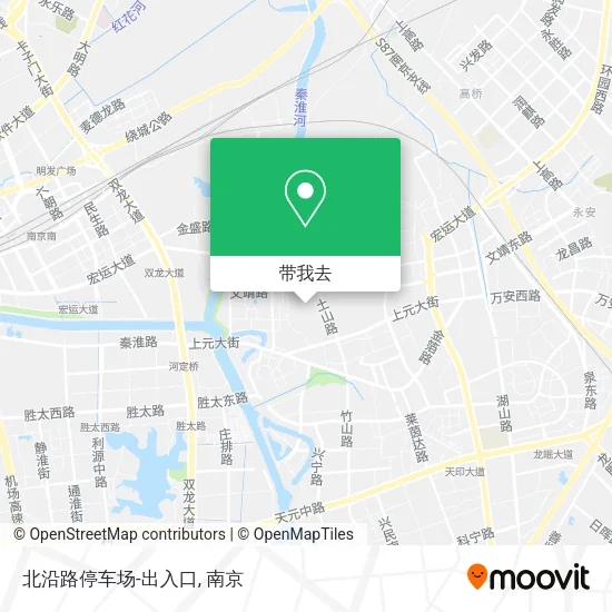 北沿路停车场-出入口地图
