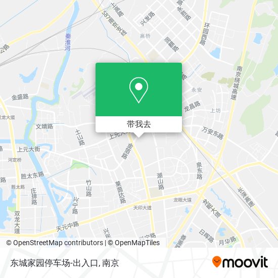 东城家园停车场-出入口地图