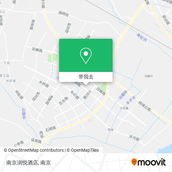 南京润悦酒店地图