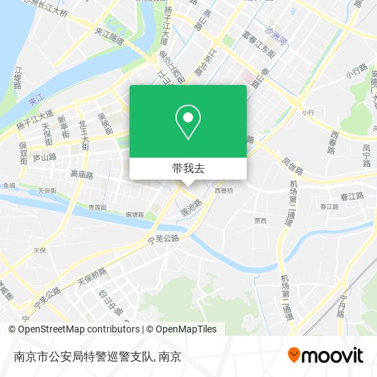 南京市公安局特警巡警支队地图