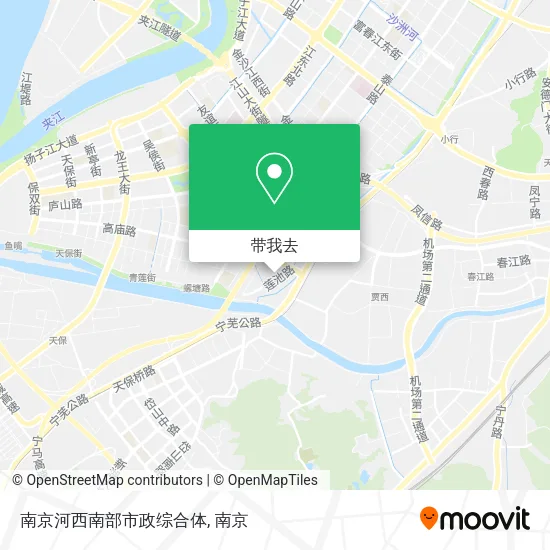 南京河西南部市政综合体地图
