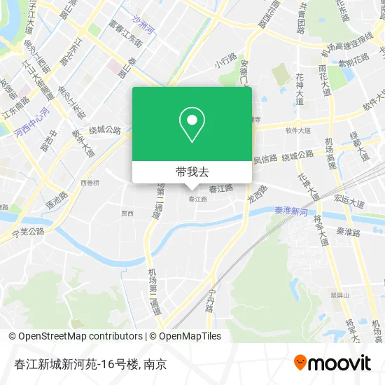 春江新城新河苑-16号楼地图