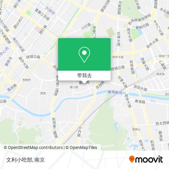 文利小吃部地图