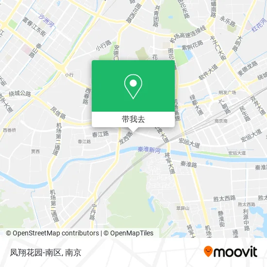 凤翔花园-南区地图