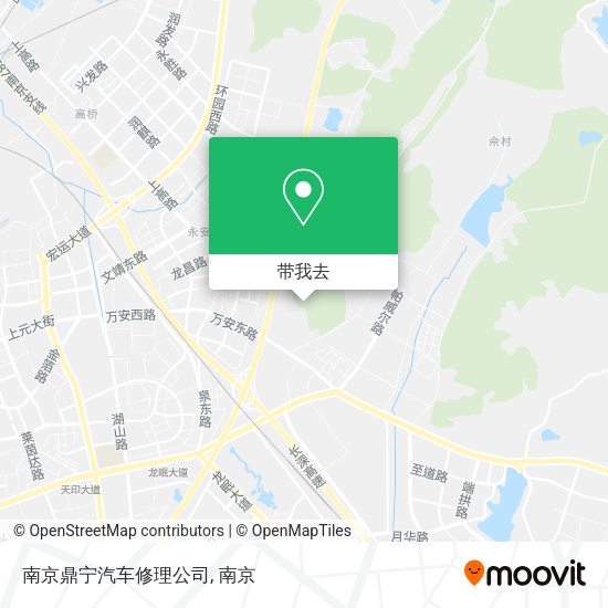 南京鼎宁汽车修理公司地图
