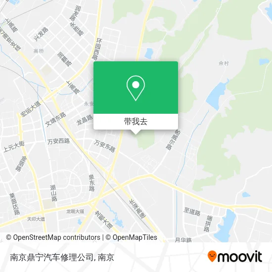 南京鼎宁汽车修理公司地图