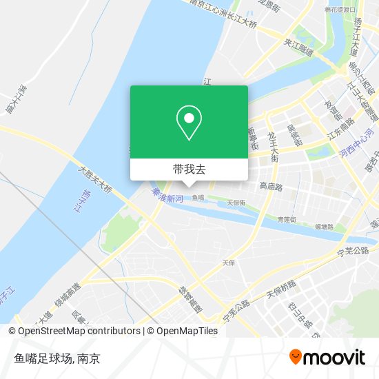 鱼嘴足球场地图
