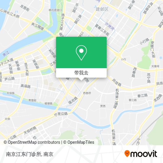 南京江东门诊所地图